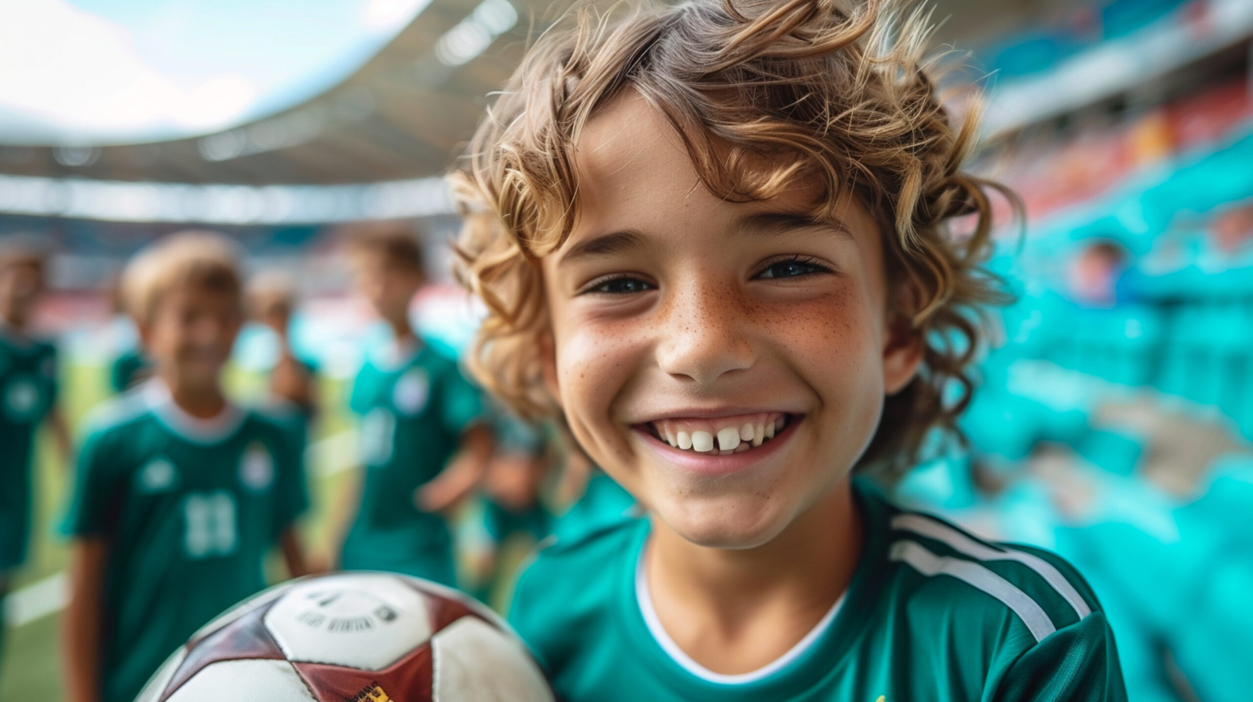 Childrens football training