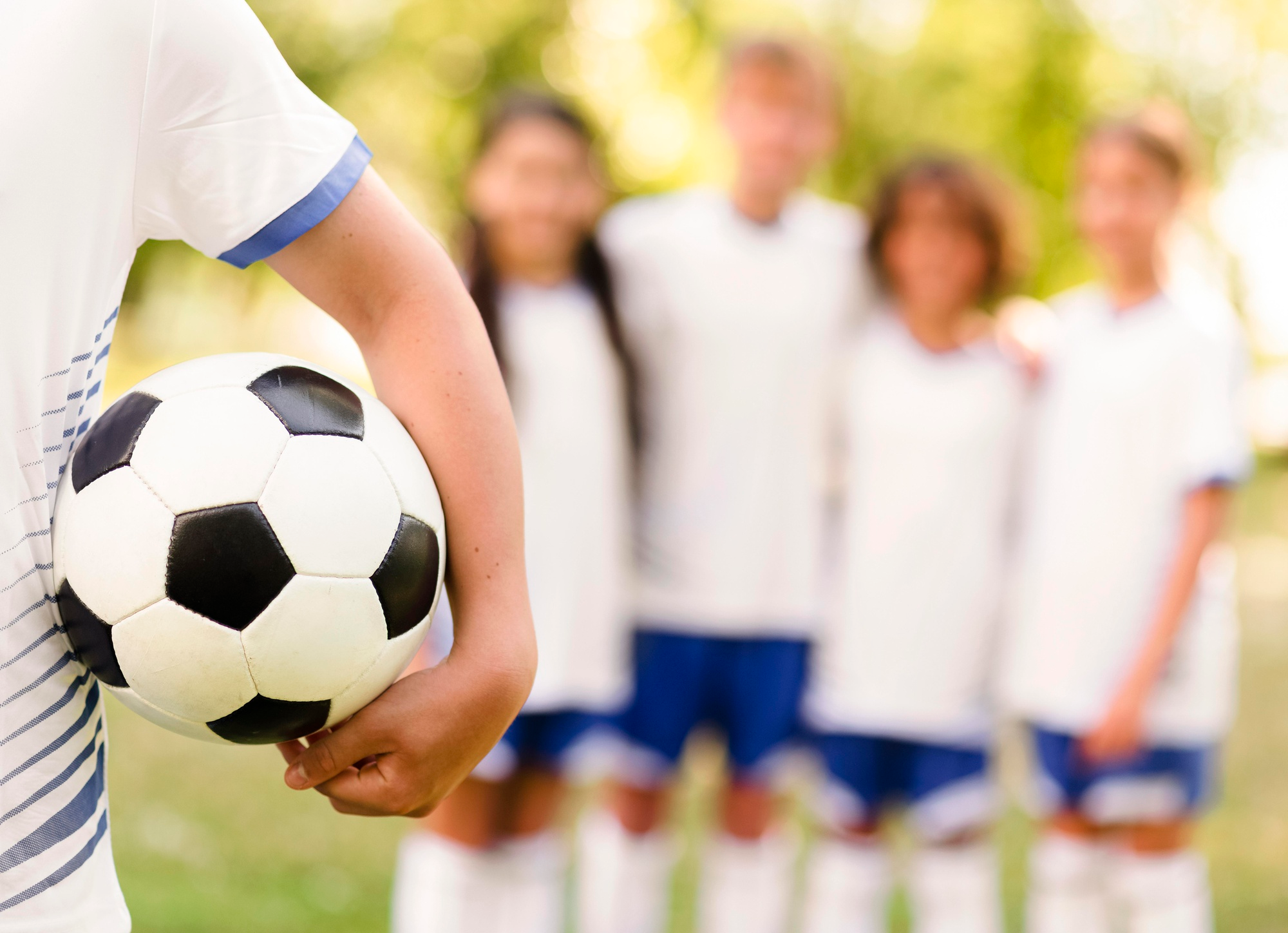 Childrens football training