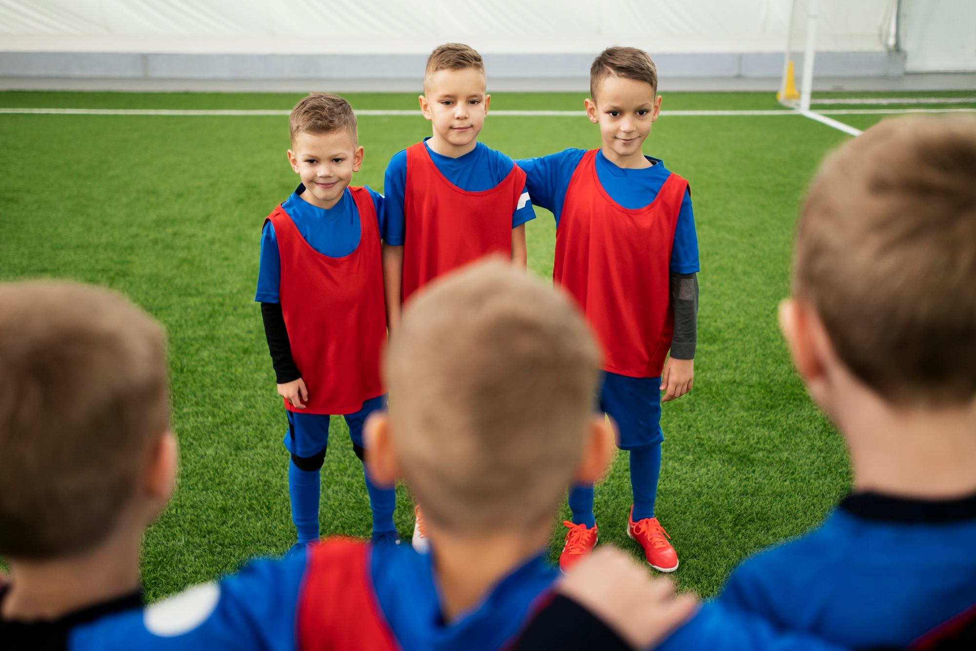Childrens football training